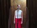 【演歌】【夜桜お七】【坂本冬美】ソプラノ歌手が歌ってみた【ロシア人】 #shorts