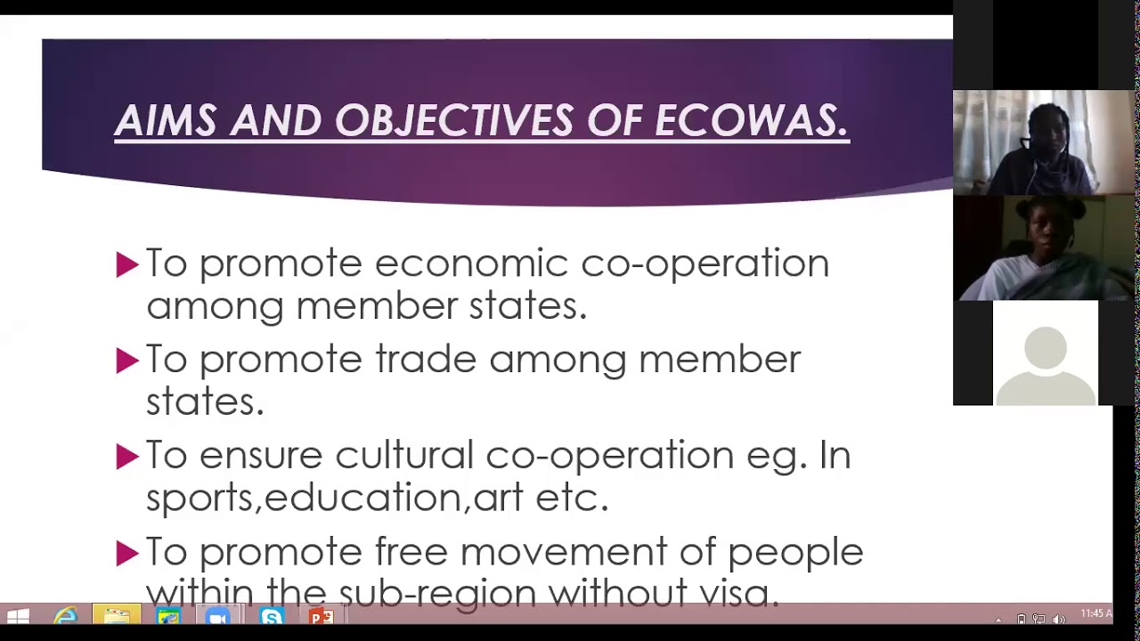 SS3 GEOGRAPHY ECOWAS