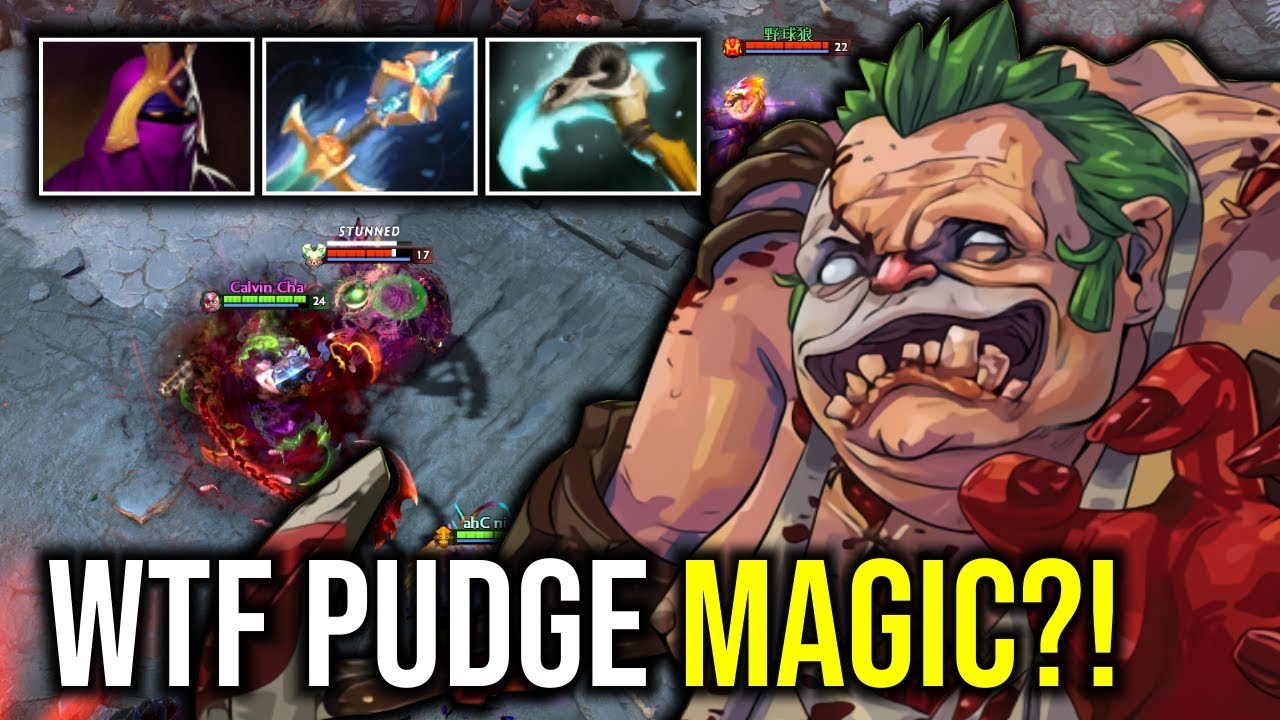 CANCER BUILD..!! Crazy New Meta Pudge Magic Build 7.22f | Dota 2