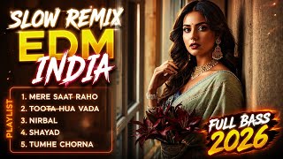Dj Remix India adem menemani sore - mere saat raho | dj slow edm india full bass #djindia 