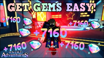 *New* Anime Adventures AFK Hack To Get 5-7k Gems Overnight Very Simple Tinytask Method (Roblox)