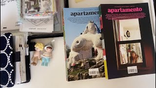 #6【MAGAZINE vol.1】apartamento잡지#27 #28|스크랩 잡지|스크랩 다꾸｜scrap｜UNBOXING