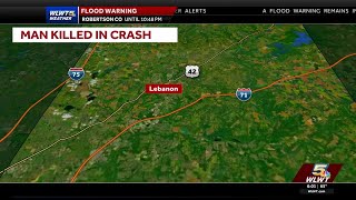Cincinnati man killed after crash, vehicle overturns in Warren County