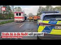 FRONTALCRASH AUF B292: Schwerer Unfall legt Verkehr lahm