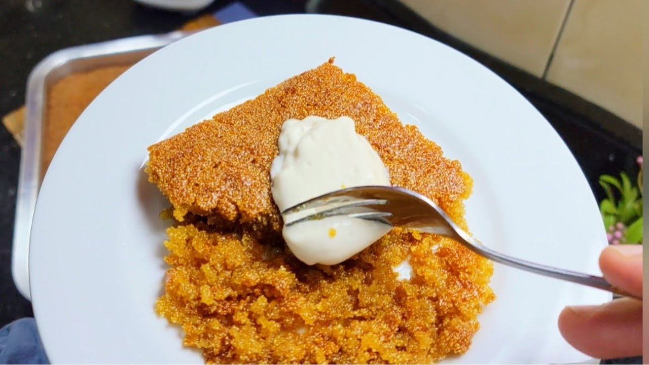 البسبوسه دي لازم تبقا ترند 💪 مرمله وداايبه ومختلفه عن أي طريقه تانيه وتحدي عند أسماء 😍👌