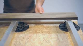 How to install InoWood composite decking boards I WPC terrace