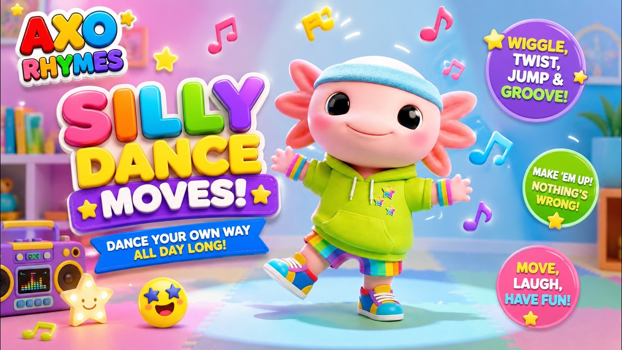 Silly Dance Moves Song for Kids | Get Ready to Wiggle and Jump