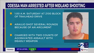 Odessa man arrested after two wounded in Midland shooting, affidavit says