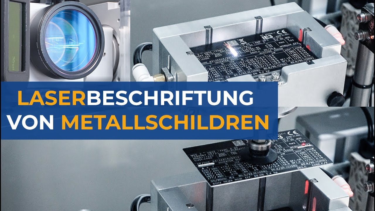 Laserbeschriftung von Metallschildern - LASIT