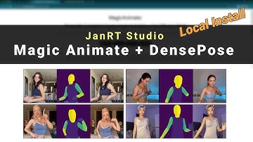 ComfyUI MagicAnimate + DensePose - Local Install