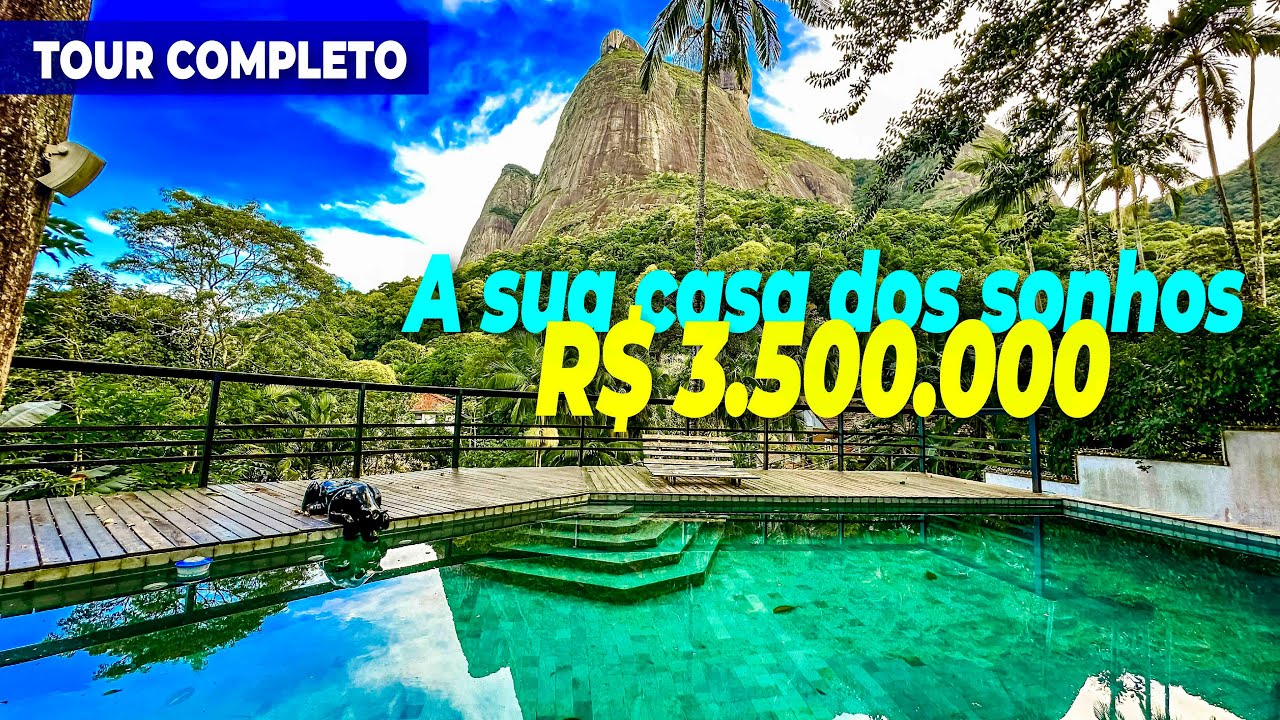 Essa casa é um achado raro (!!!) no Rio de Janeiro! Vista, design, preço, exclusividade, natureza...