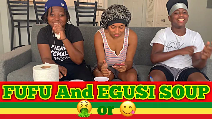 Trying FUFU And EGUSI SOUP For THE FIRST TIME (Gone Wrong 😱)