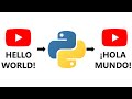 Machine Learning with Python! Translating YouTube Subtitles