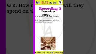 A1 IELTS Life Skills Listening Test 76 2b I New #english #learnenglish #a1ielts #englishlanguage