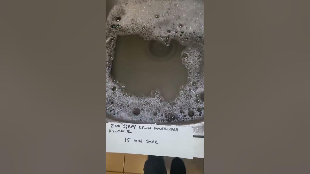 Cleaning your AFE dry filter with dish soap. YouTube