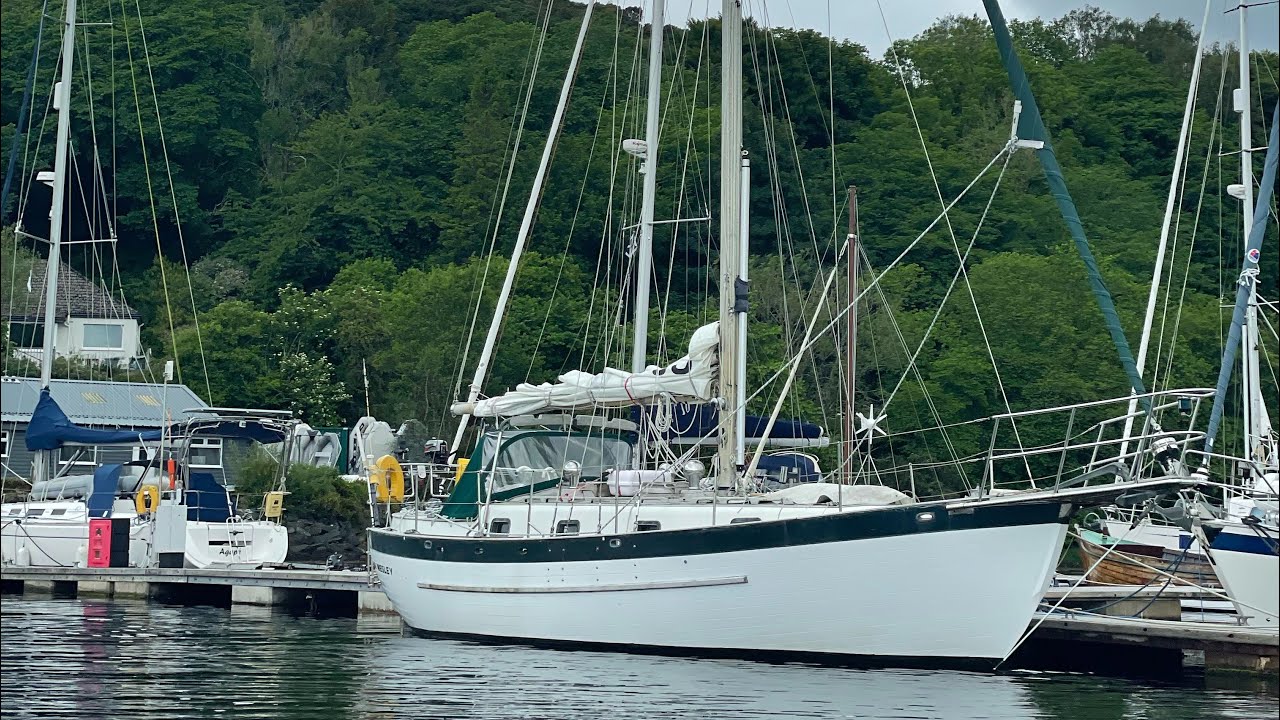 ⁣Sailing from Scotland to Ireland