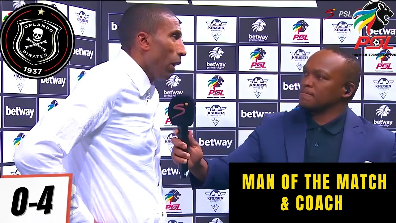 KRUGER UNITED 0-4 ORLANDO PIRATES ☠️ | SBANGANI ZULU | MAN OF THE MATCH 🏆