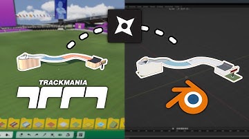 How to transfer your Trackmania map into Blender | Trackmania Shorts