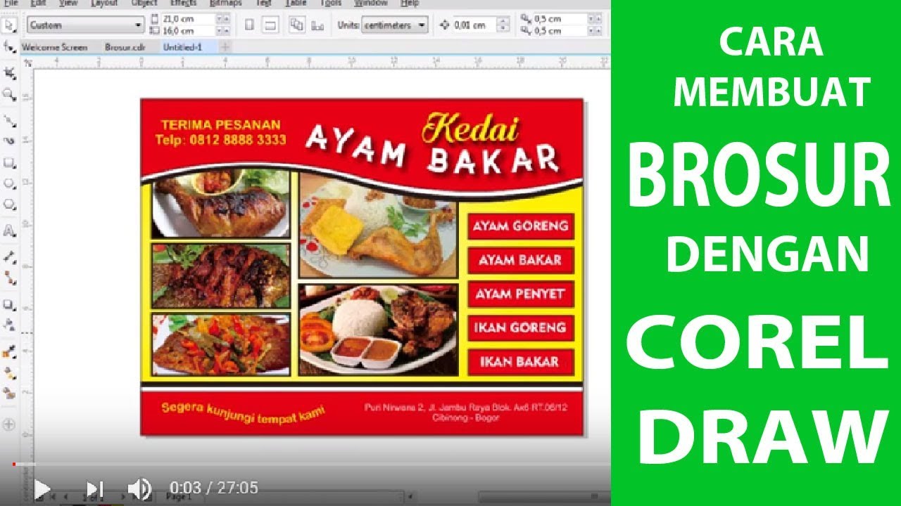 10 Ide Cara Membuat Pamflet Makabab Dengan Coreldraw X7 Little Duckling Blog