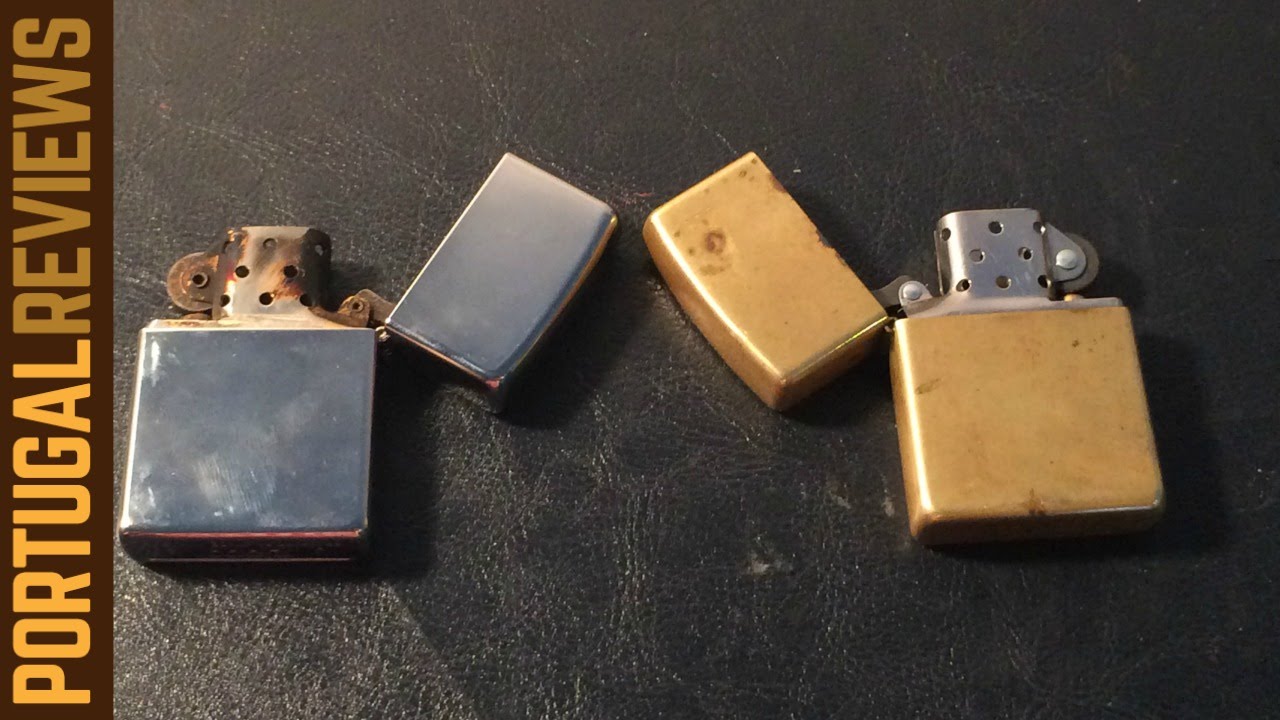Brass and Chrome Zippos added to the collection! YouTube