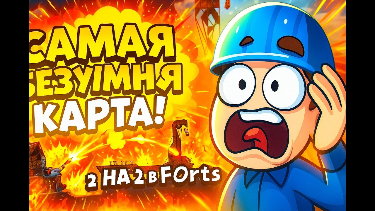 💥 Самая безумная карта в Forts! 2 на 2 — такого я ещё не видел! 💣