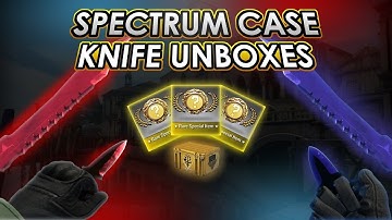 CSGO   TOP 10   SPECTRUM KNIFE CASE OPENING! INSANE REACTIONS!