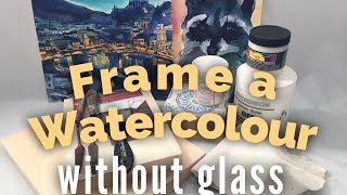 How to Varnish a Watercolour Without Glass screenshot 5