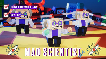 www.Meshtint.com | Mad Scientist Toon Humanoid Series | Unity Game Engine