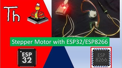 (Demo) Interface 28BYJ 48 Stepper Motor with ESP32 using MicroPython
