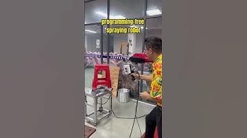 No programming spray robot # spray robot # six-axis robot # industrial robot # industrial automation