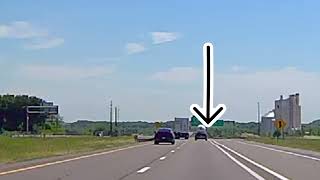 Dashcam 6/5/26 on I80 in Pennsylvania
