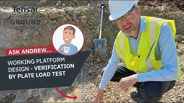 Working Platform Design - Plate Load Test I Geotechnical Engineering I TGC Ask Andrew EP 15
