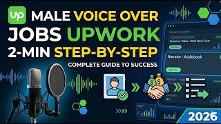 Male Voice Over Jobs on Upwork Step by Step 2026 2 Min