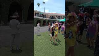 Paddock at Del Mar on Opening Day
