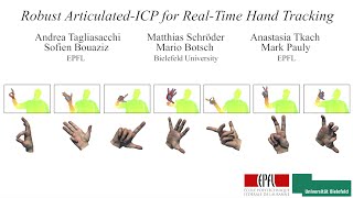 Robust Articulated-ICP for Real-Time Hand Tracking