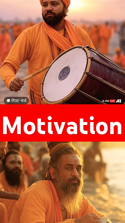 ABP dwara AI dwara Banaya Gaya Rohit Sharma Mahendra Singh  Dhoni prayagrajdarshan #pryagraj