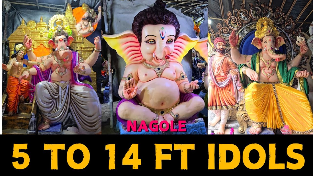 Nagole Ganesh Idols 2025 | Bharath Kalakar | Hyderabad | Gudappan