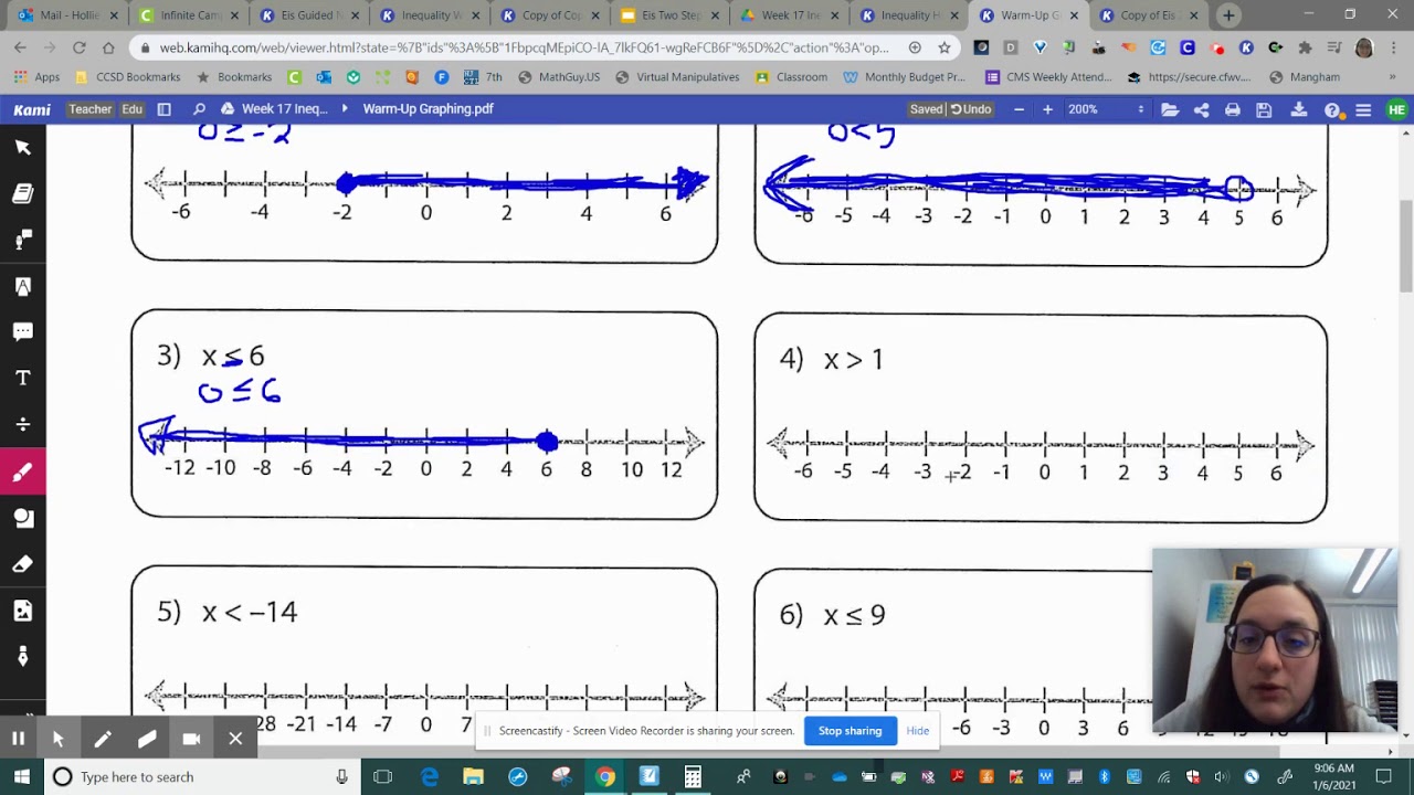 Graph and Solve 2 Step Inequalities - YouTube