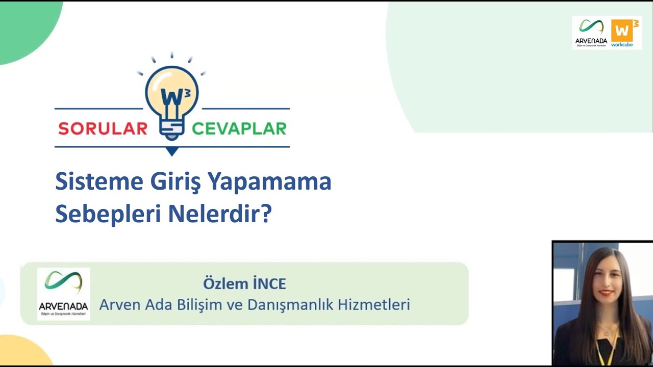 Workcube Sistemine Giriş Yapamama Nedenleri Nelerdir?