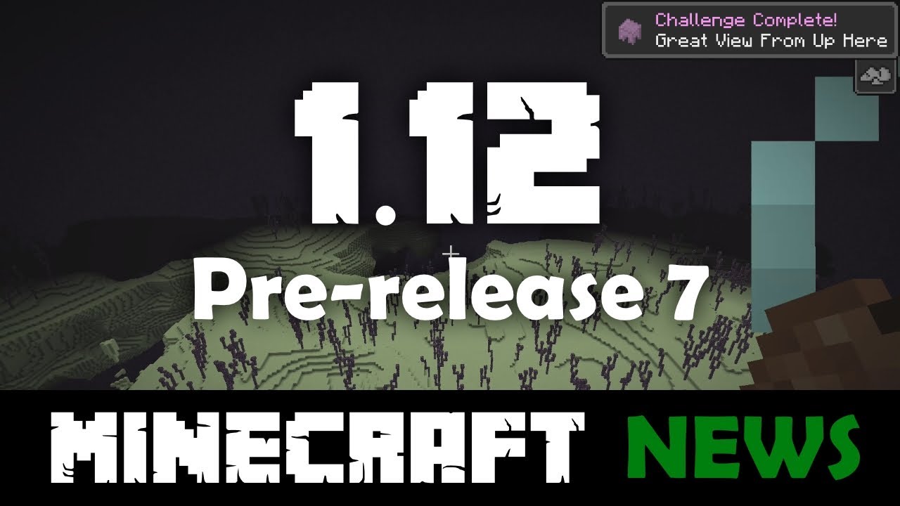 What's New in Minecraft 1.12 Pre-release 7? - YouTube