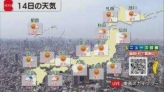 5月14日の天気