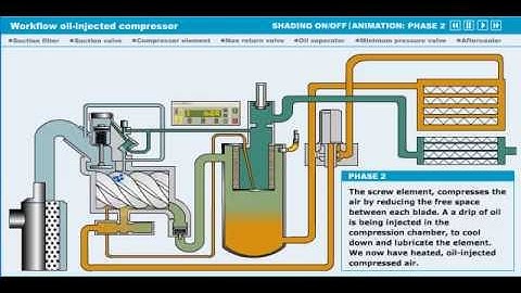 Principle of operation of the oil screw screw compressor | Hai Co Mechanical