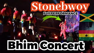 Stonebwoy Bhim Concert Full Performance in Accra Sports Stadium in Ghana