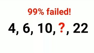 4, 6, 10, ? , 22 Literally 99% could not complete this Ukraine series test! Can you? #ukraine