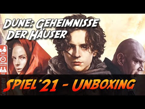 Dune: Geheimnisse der Häuser - SPIEL 21 Neuheit Unboxing (Portal Games / Pegasus Spiele)