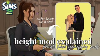height mod?!? | custom heights for ALL sims! #sims2 height mod?!? | custom heights for ALL sims! #sims2