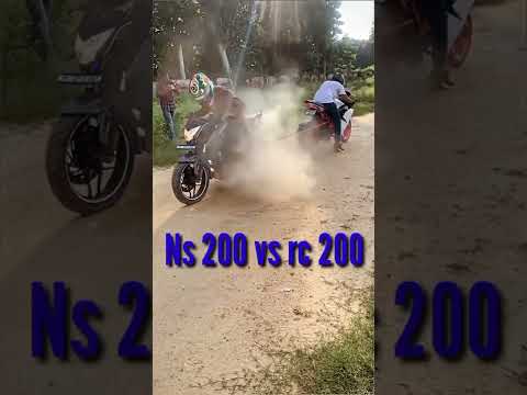 pulsar ns 200 vs ktm rc 200 | #nslover  #ktm #shorts