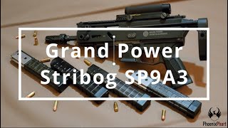 Grand Power Stribog SP9A3 Shooting Demonstration
