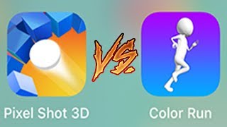 Pixel Shot 3D vs Color Run - iPad Gameplay screenshot 2