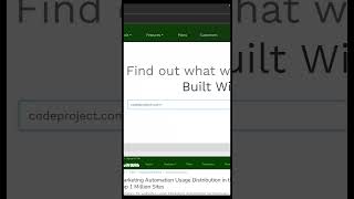 Useful Websites - Part 1 - BuiltWith